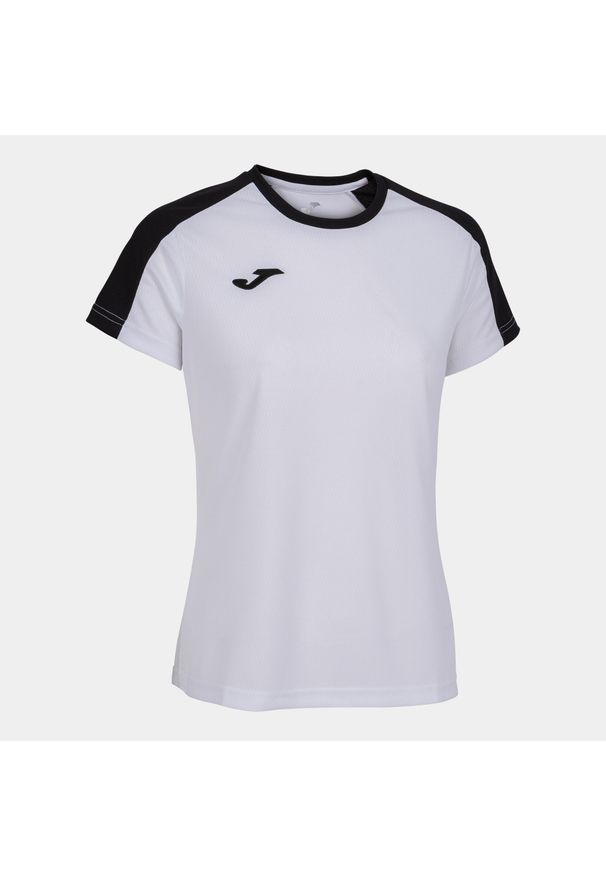 Koszulka do piłki nożnej damska Joma Eco Champioship z krótkim rękawem. Kolor: wielokolorowy, biały, czarny. Długość rękawa: krótki rękaw. Długość: krótkie. Sport: piłka nożna
