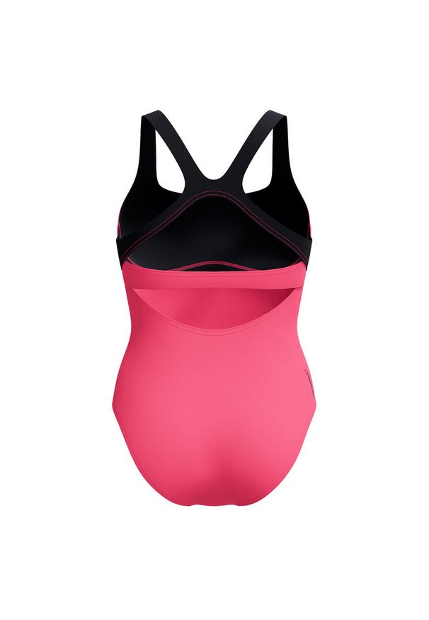 Speedo - Damski Jednoczęściowy Kostium Kąpielowy Z Elastyczną Talią. Kolor: różowy