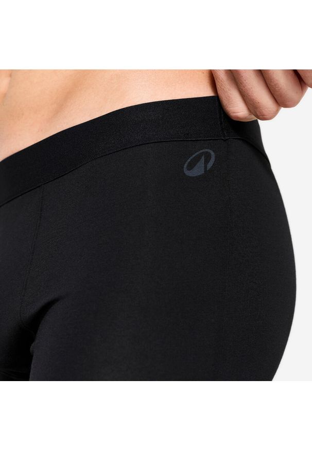 Decathlon - Bokserki męskie Domyos 3 sztuki. Kolor: szary, niebieski, wielokolorowy, czarny. Materiał: skóra, bawełna, materiał, elastan. Sport: fitness