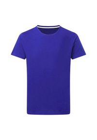 SG - Męska Koszulka Z Doskonałym Nadrukiem. Kolor: niebieski. Wzór: nadruk. Sport: turystyka piesza #1