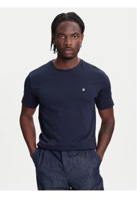 United Colors of Benetton - United Colors Of Benetton T-Shirt 3M4WU1088 Granatowy Relaxed Fit. Kolor: niebieski. Materiał: bawełna #1