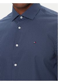 TOMMY HILFIGER - Tommy Hilfiger Koszula MW0MW40523 Granatowy Slim Fit. Kolor: niebieski. Materiał: bawełna #5