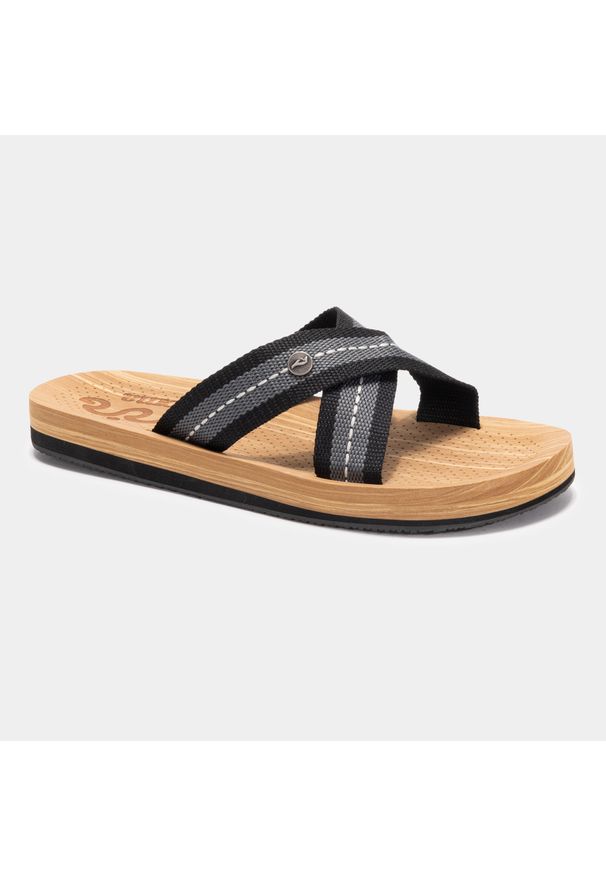 Klapki męskie Joma S.Gomera 2501 czarne. Kolor: czarny. Sport: pływanie, fitness