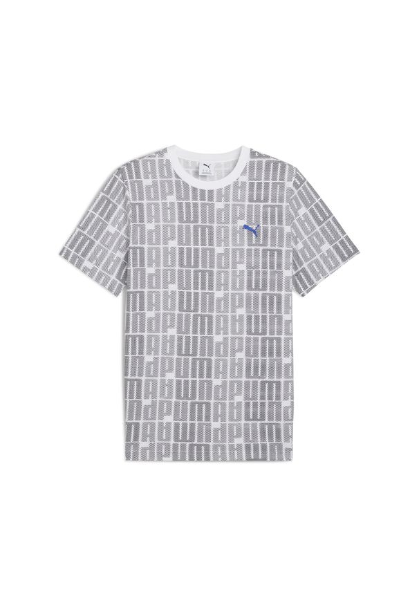 Puma - Męska koszulka Essentials Logo Lab PUMA. Kolor: biały. Sport: bieganie