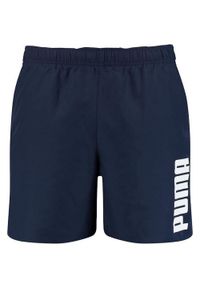 Puma męskie spodenki kąpielowe Mid Navy Blue XL. Kolor: niebieski. Materiał: poliester #1