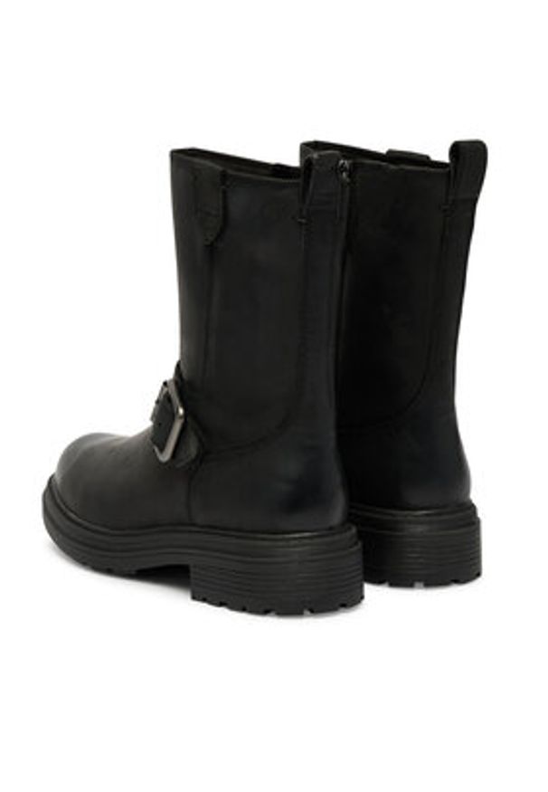 Clarks Botki Orinoco3 Bay 26183923 Czarny. Kolor: czarny. Materiał: skóra