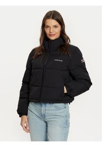 Guess Jeans Kurtka zimowa W4BL20 WGII2 Czarny Regular Fit. Kolor: czarny. Materiał: syntetyk. Sezon: zima #1