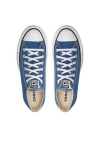 Converse Trampki Chuck Taylor All Star Lift Platform Ox A08289C Granatowy. Kolor: niebieski. Materiał: materiał. Obcas: na platformie #5