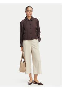 Vero Moda Kuloty Mymilo 10321626 Beżowy jasny Regular Fit. Kolor: beżowy. Materiał: len #6
