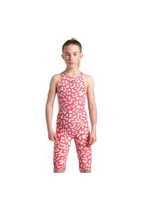 Strój Startowy Arena St Next Le Ob Leopard junior. Kolor: różowy. Wzór: aplikacja #1