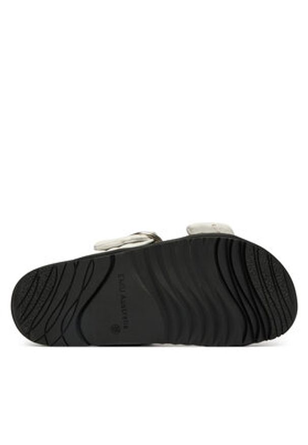 EMU Australia Klapki Bondi Buckle 2.0 W13306 Biały. Kolor: biały. Materiał: skóra