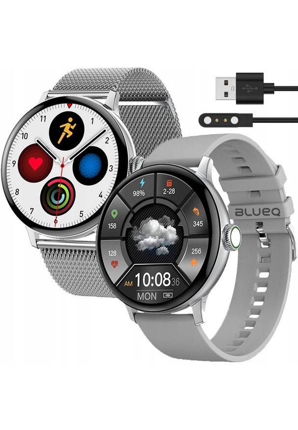 NoName - SMART WATCH LUXURY DT2 SILVER. Rodzaj zegarka: smartwatch