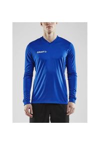 Koszulka treningowa męska Craft Squad Solid. Kolor: niebieski. Długość rękawa: długi rękaw. Długość: długie. Sport: piłka nożna #2