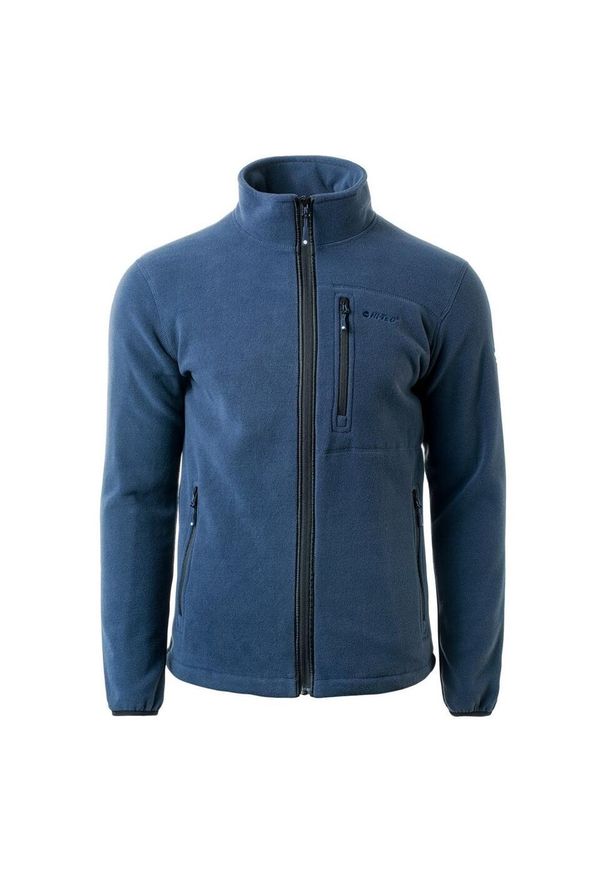 Hi-tec - Polar męski bluza Hi-Tec Porto. Kolor: niebieski. Materiał: polar