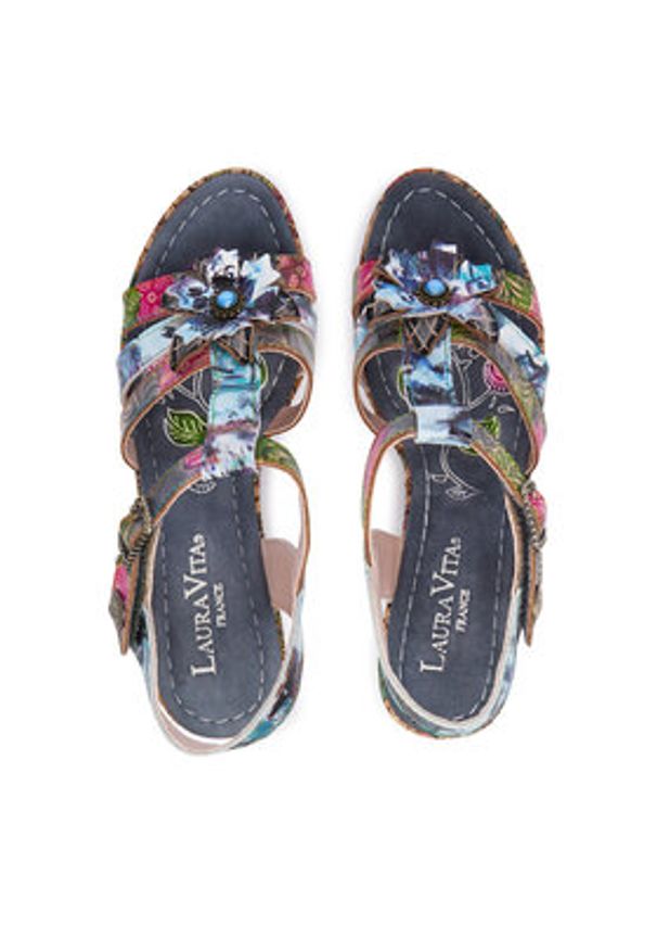 Laura Vita Sandały Nellao 30 Kolorowy. Materiał: skóra. Wzór: kolorowy