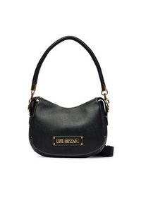Love Moschino - LOVE MOSCHINO Torebka JC4286PP0OK1400A Czarny. Kolor: czarny. Materiał: skórzane #4