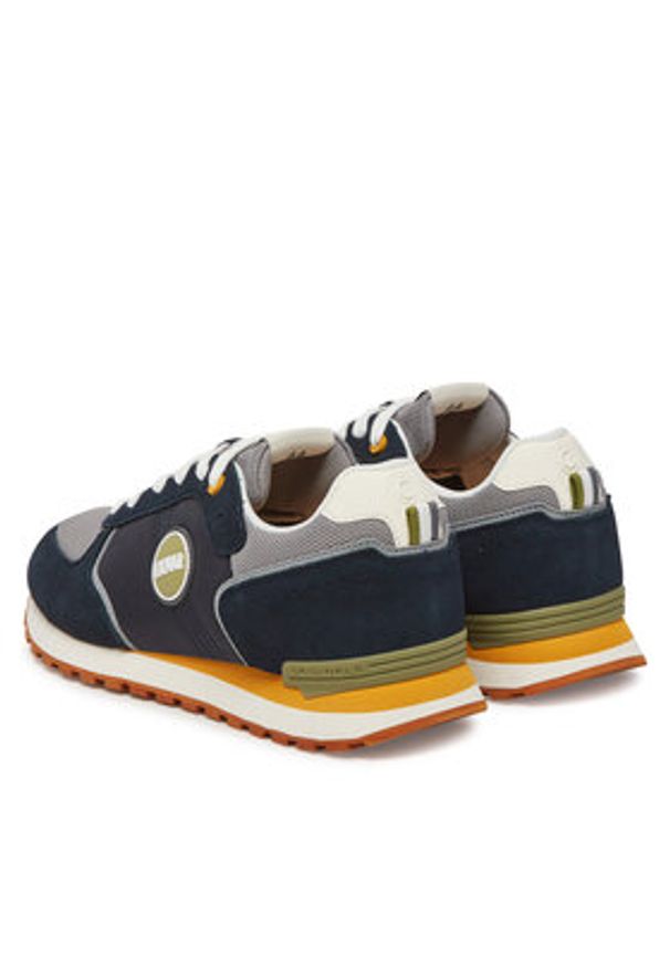 Colmar Sneakersy Travis SS25/066 Granatowy. Kolor: niebieski. Materiał: skóra, zamsz