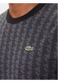 Lacoste T-Shirt TH5902 Szary Regular Fit. Kolor: szary. Materiał: bawełna
