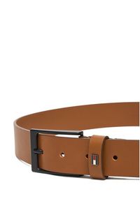 TOMMY HILFIGER - Tommy Hilfiger Pasek Męski Layton 3.5 Ext AM0AM13016 Brązowy. Kolor: brązowy. Materiał: skóra #3