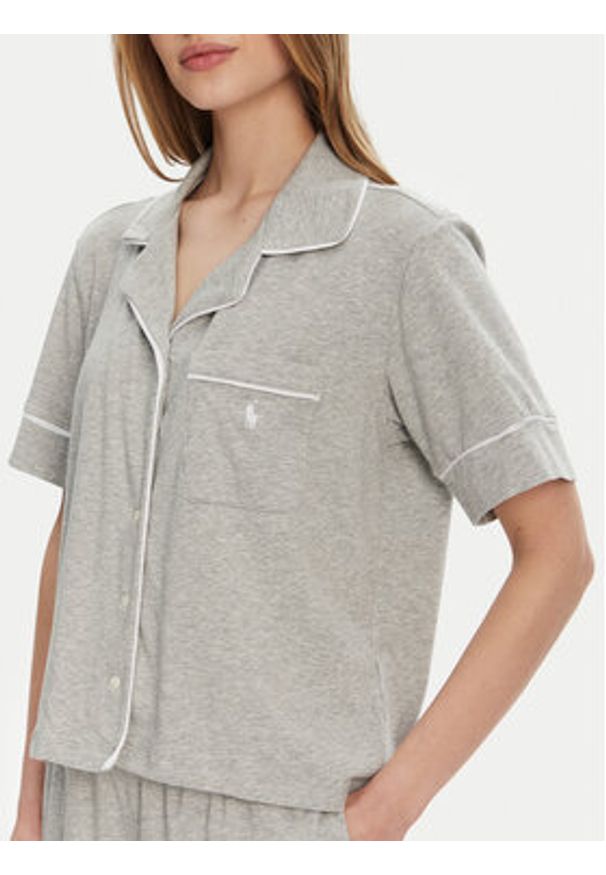 Polo Ralph Lauren Piżama 4P0231 Szary Regular Fit. Kolor: szary. Materiał: syntetyk