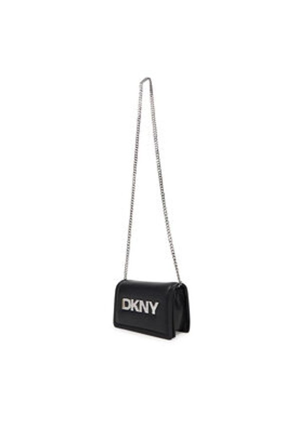 DKNY Torebka R44GZB74 Czarny. Kolor: czarny. Materiał: skórzane