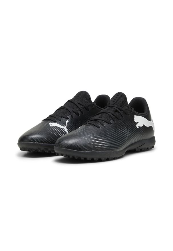 Buty piłkarskie męskie Puma Future 7. Kolor: biały, wielokolorowy, czarny. Materiał: materiał, syntetyk, tkanina. Sport: piłka nożna