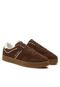 Tommy Jeans Sneakersy The Greenwich Suede EM0EM01516 Brązowy. Kolor: brązowy. Materiał: skóra, zamsz #6
