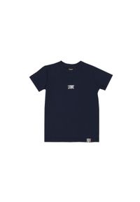 LEONE 1947 APPAREL - Dziecięca koszulka z krótkim rękawem basic z małym logo. Kolor: niebieski. Długość rękawa: krótki rękaw. Długość: krótkie. Sport: joga i pilates