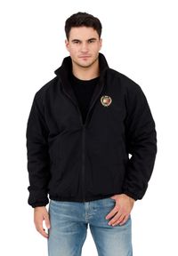 Tommy Jeans - TOMMY JEANS Czarny dwustronny męski bomber z polarem, Rozmiar XXL. Kolor: czarny. Materiał: polar. Wzór: jednolity #5