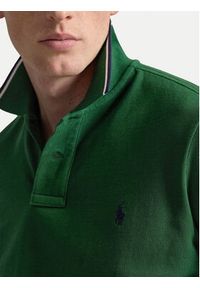 Polo Ralph Lauren Polo 710842621504 Zielony Regular Fit. Typ kołnierza: polo. Kolor: zielony. Materiał: bawełna #4