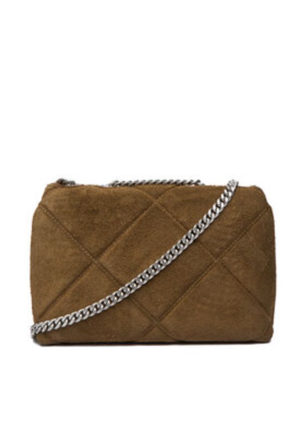 Tory Burch Torebka Diamond Quilt 169170 Zielony. Kolor: zielony. Materiał: skórzane, zamszowe