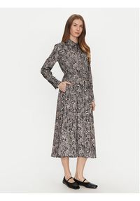 JOOP! Sukienka codzienna D58Darlina 10018881 30045429 Szary Regular Fit. Okazja: na co dzień. Kolor: szary. Materiał: syntetyk. Typ sukienki: proste. Styl: casual