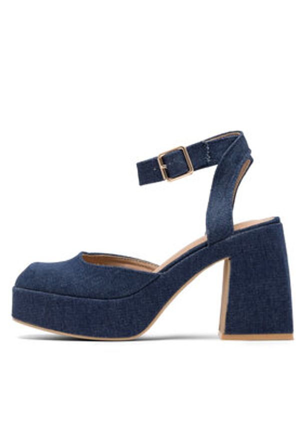 Jenny Fairy Sandały RYNE HY2153-1 Niebieski. Kolor: niebieski. Materiał: materiał