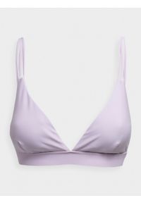 outhorn - Góra od bikini - fioletowa. Kolor: fioletowy. Materiał: poliamid, elastan, poliester, materiał