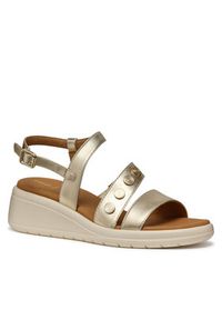 Geox Sandały D Meliconia D550EF 000BN C2012 Złoty. Kolor: złoty. Materiał: materiał #5