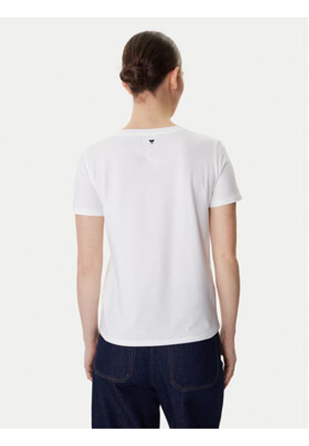 Weekend Max Mara T-Shirt Multib 2615971021 Biały Regular Fit. Kolor: biały. Materiał: bawełna