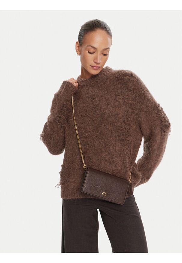 Coach Torebka CAO01 Brązowy. Kolor: brązowy. Materiał: skórzane