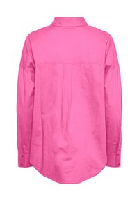 Pieces Koszula 17133909 Różowy Loose Fit. Kolor: różowy. Materiał: bawełna #6
