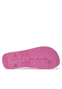Calvin Klein Jeans Japonki Beach Sandal Monologo Tpu YW0YW01246 Różowy. Kolor: różowy