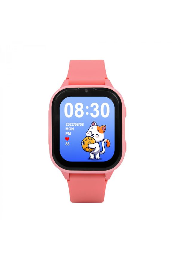 GARETT - Garett Kids Sun Ultra 4G różowy. Rodzaj zegarka: smartwatch. Kolor: różowy