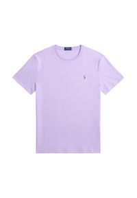 Polo Ralph Lauren T-Shirt 710740727507 Fioletowy jasny Regular Fit. Typ kołnierza: polo. Kolor: fioletowy. Materiał: bawełna #6