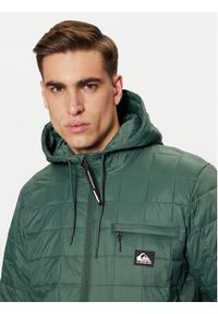 Quiksilver Kurtka przejściowa Check Mate EQYJK04095 Zielony Regular Fit. Kolor: zielony. Materiał: syntetyk