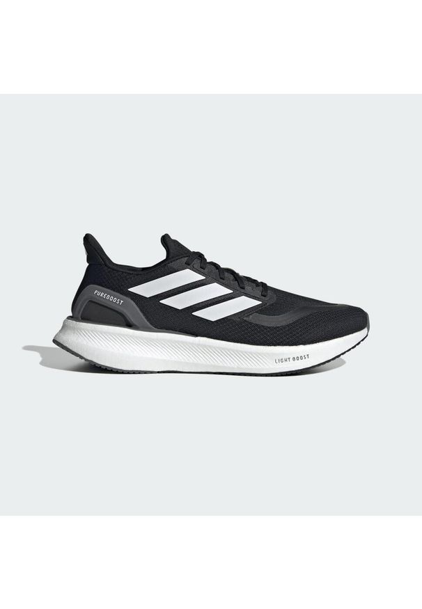 Adidas - Buty Pureboost 5 Running. Okazja: na co dzień. Kolor: czarny, szary, wielokolorowy, brązowy, biały. Materiał: materiał. Sport: bieganie