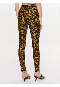 Versace Jeans Couture Legginsy 74HAC101 Czarny Regular Fit. Kolor: czarny. Materiał: syntetyk #10