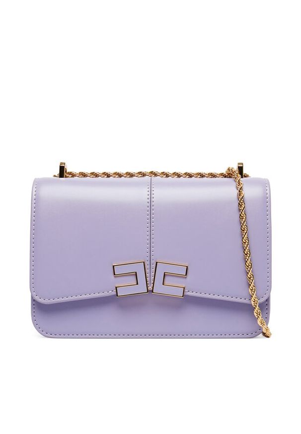 Elisabetta Franchi Torebka BS-91A-61E2-V390 Fioletowy. Kolor: fioletowy. Materiał: skórzane