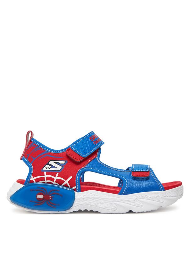 skechers - Sandały Skechers. Kolor: niebieski
