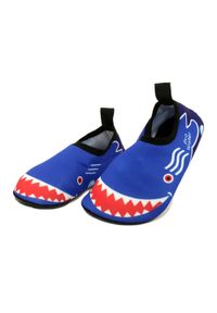 Buty neopronowe do wody ProWater PRO-23-34-101B niebieskie. Kolor: niebieski. Materiał: tkanina. Sport: pływanie #4