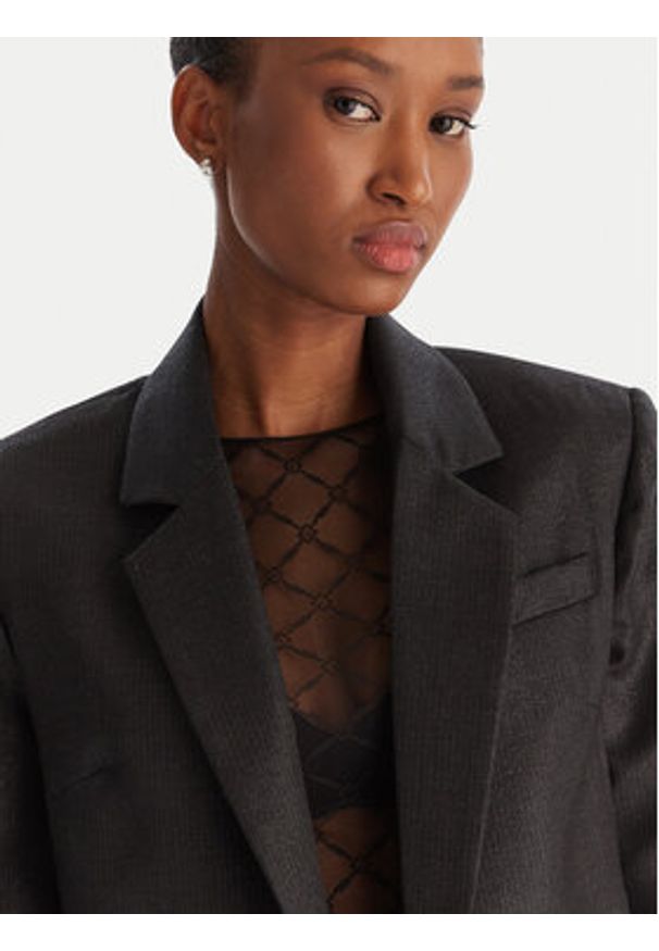 Pinko - PINKO Marynarka Eliana 106073 A305 Czarny Regular Fit. Kolor: czarny. Materiał: wełna