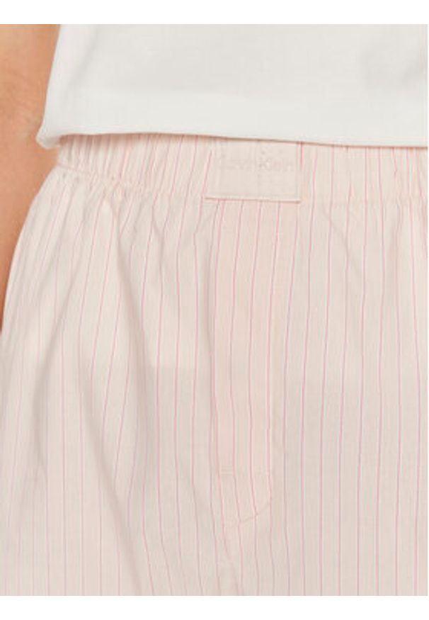Calvin Klein Underwear Szorty materiałowe 000QS6892E Różowy Relaxed Fit. Kolor: różowy. Materiał: bawełna