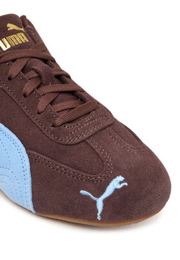 Puma Sneakersy Speedcat Og Jr 401698 29 Brązowy. Kolor: brązowy. Materiał: zamsz, skóra